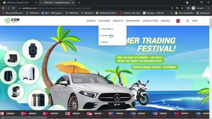 コピートレード投資家口座の開設